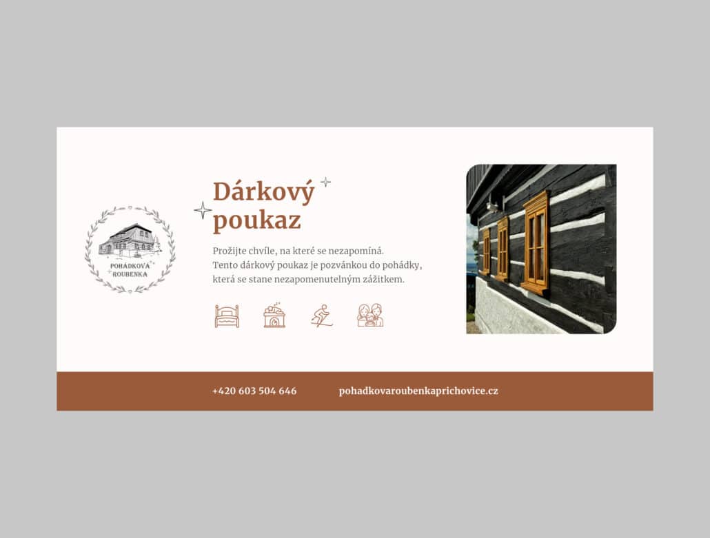 Tištěný dárkový poukaz