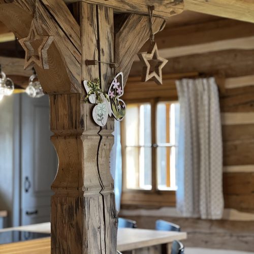 Kuchyň v Pohádkové roubence