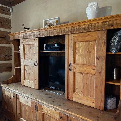 Kuchyň v Pohádkové roubence